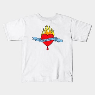 playing with fire Describe your design in a short sentence or two Kids T-Shirt